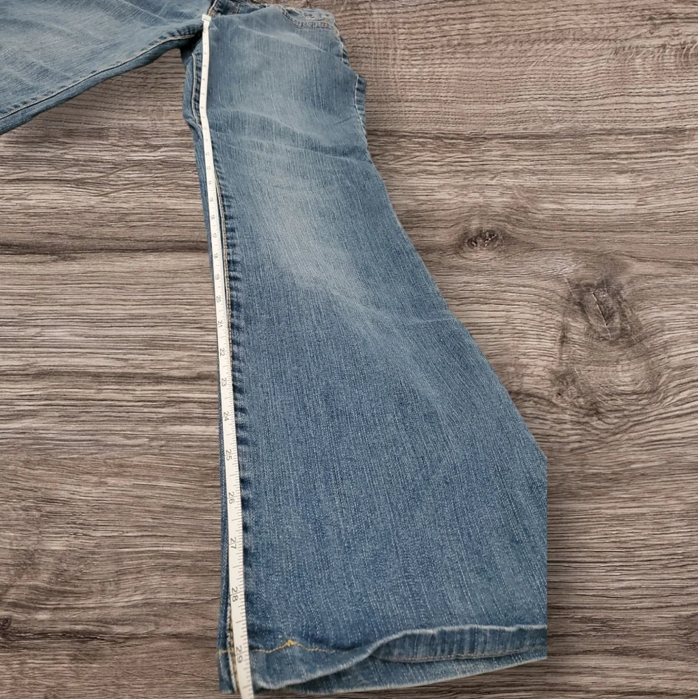 JANE - Flare Blue Jeans JR SIZE 11 - Picture 5 of 10